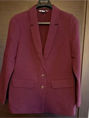Old Navy Taylor Relaxed Suit Blazer in Cherry Bark - NWT - Size M